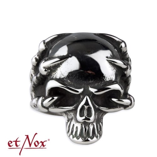 Ring 'Totenkopf' Edelstahl - vergleichen und g&uuml;nstig kaufen